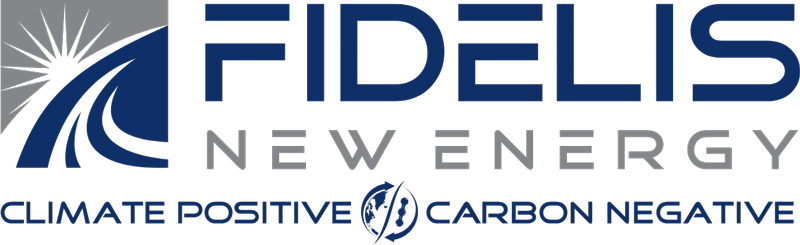 Fidelis New Energy Logo with Tagline